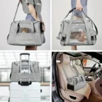 Pet Carrier for Large and Medium Cats, Soft-Sided Pet Carrier for Big Medium Cats and Puppy, Dog Carriers - Image 3