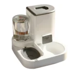 Cat Feeding Supplies 2 In 1 Drinking Fountain Water Dispenser & Food Bowl Home Cat Pet Auto Feeder, Spill-Proof Large Capacity - Image 7