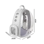 【Breeins】Transparent Capsule Pet Travel Backpack Cats - Image 7