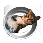 Aluminum Cat Bed Comfortable Cute Round Cat Ear Shaped Pet Cooling Bed for Pet Supplies - Image 2