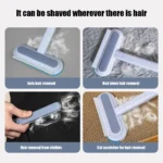 3 in 1 Pet Hair Remover Brush Long Handle Window Cleaning Brush Pet Fur Cleaning Tool Cat Dog Hair Remover Brush Pet Supplies - Image 4
