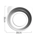Aluminum Cat Bed Comfortable Cute Round Cat Ear Shaped Pet Cooling Bed for Pet Supplies - Image 5