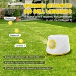 Next-Gen Automatic Dog Ball Launcher,Interactive Dog Tennis Ball thrower With 5 ETPU balls-Non-Toxic, Interactive Dog Toy - Image 2