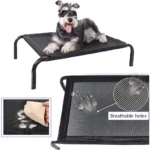 BRIEFNESS Waterproof Elevated Dog Bed with Non-Slip Feet, Breathable Mesh Washable Indoor/Outdoor Pet Sofa Bed for Camping Cats - Image 2