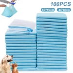 100pc Pet diapers 45*60cm/60*90cm Cats Dog Diapers Super Absorbent Pet Diaper Dog Pee Pad Quick dry Disposable Urine Nappy Mat