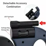 360Â° Retractable Lead Leash Double Tangle Pet Dog Training Lead 3M for 2 Dog UK - Image 5