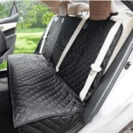 Dog Car Seat Cover Pet Travel Carrier Mattress Waterproof Dog Car Seat Protector With Middle Seat Armrest For Dogs - Image 2