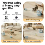Cat Toys Automatic/Remote Control Cat Toy Interactive Cat Toy Cat Treadmill Adjustable Speed Simulated Cat Hunting Toy - Image 3