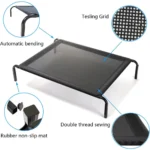 BRIEFNESS Waterproof Elevated Dog Bed with Non-Slip Feet, Breathable Mesh Washable Indoor/Outdoor Pet Sofa Bed for Camping Cats - Image 3