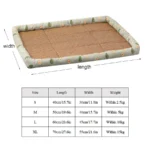 Summer Rattan Cat Bed Comfortable Pet Ice Mat for Cats Small Dogs Cat Nest Mat Kitten Puppy Beds Cushion Pets Supplies - Image 6