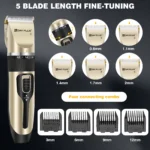 Pet hair trimmer Home Use Pet hair trimmer Professional Pet hair trimmer groomers Safe Pet hair trimmer Electric Dog Clippers - Image 4