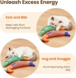 Catnip Fish Chew Toy - Image 2