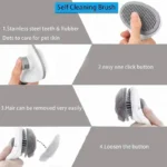 Easy Clean Dog Grooming Brush - Image 6
