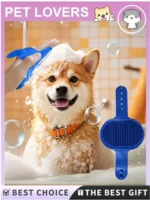 Pet Grooming Glove and Bath Brush Set - Image 3