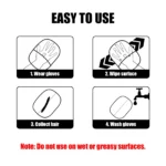 Reusable Pet Hair Removal Gloves - Image 5