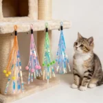 Colourful Plush Cat Toy Set
