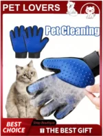 Pet Grooming Glove and Bath Brush Set - Image 2