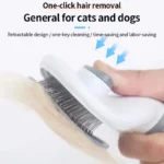 Easy Clean Dog Grooming Brush - Image 2
