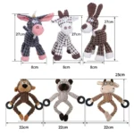 Plush Donkey Dog Toy - Image 4