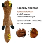 Stuffing Free Squeaky Dog Toy - Image 2