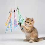 Colourful Plush Cat Toy Set - Image 2