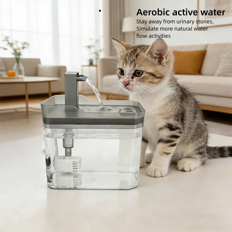 Sa482153bb0b94fff954f5cc2680d35dbe.webp USB Cat Water Fountain - Image 1