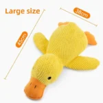 Squeaky Yellow Duck Dog Toy - Image 7