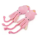 Squeaky Octopus Rope Toy - Image 4