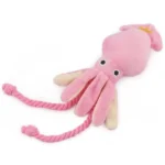Squeaky Octopus Rope Toy - Image 6